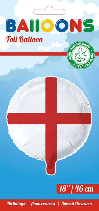 Folieballon St. George 18" 45cm - Feest Feestje Landen Helium Folie Ballon