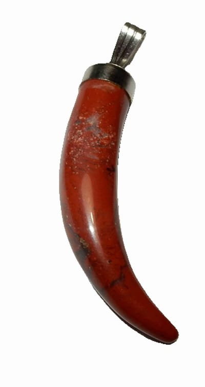 Jaspis Rood Tand Hanger