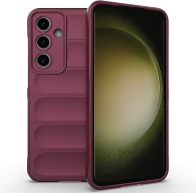 Coverup Hoesje - Geschikt voor Samsung Galaxy S24 FE Hoesje - Coverup Hands-On Rugged Back Cover - Bordeaux