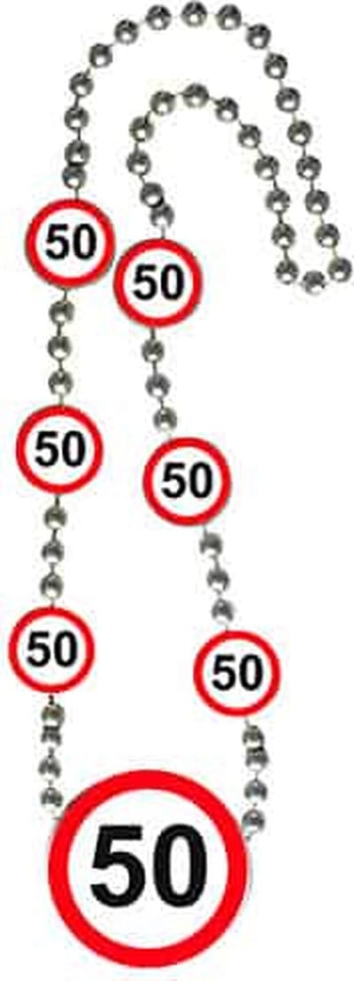 Folat - Ketting verkeersbord 50
