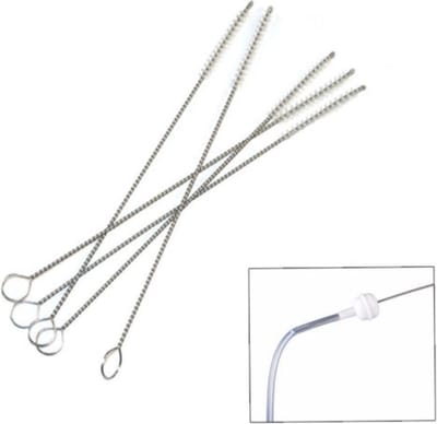 Hiden - Schoonmaakborstels - Buizen - Tubes - Aquarium accessoires - Keuken - Rietjes - Flessenborstel - Handborstel - 5 stuks