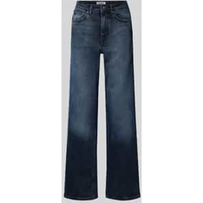 Only blauwe dames jeans   High waist   Juicy   Stonewash wassing   Straight fit   5-Pocket zakken   Knoop- en ritssluiting   Duurzaam   High waist