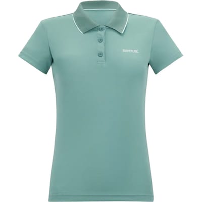 Dames Maverick V Polo met logo en V-vormige uiteinden