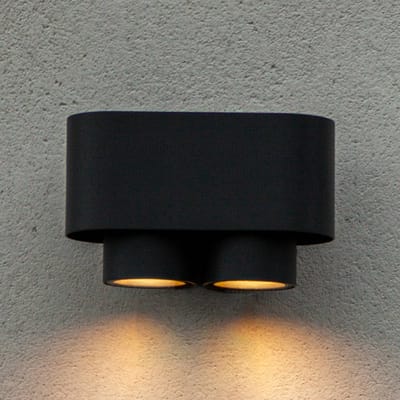 LUTEC - Cypres wandlamp voor buiten - GU10 - Donkergrijs
