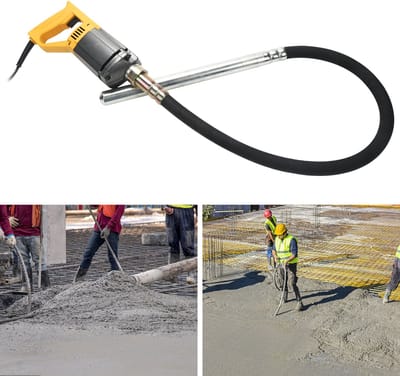 Betontrilnaald 1000W Interne vibrator Trilnaald Draagbare betontrilnaald Betontrilmachine Lengte slang 1.5 m