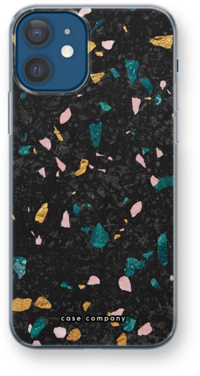 Case Company® - Hoesje geschikt voor iPhone 12 hoesje - Terrazzo N°10 - Soft Cover Telefoonhoesje - Bescherming aan alle Kanten en Schermrand