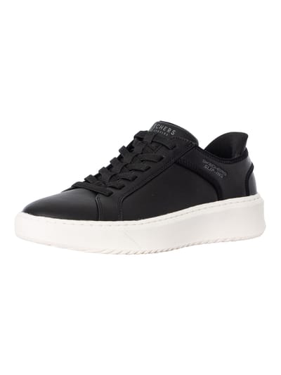 Skechers Slip-Ins Court Break - Sneakers Met Dubbele Ventilatie, Zwart
