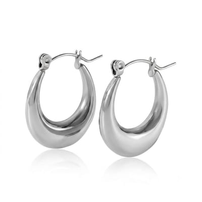 WeLoveSilver - oorringen - chirurgisch staal - hypoallergeen - 20 mm