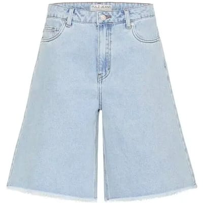 Hoge taille jeans shorts voor dames Pulz Jeans Collins