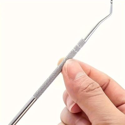 Lève-ongle d'orteil - Cuillère pour ongles incurvés pour un nettoyage en profondeur, Poignée antidérapante, Outil de pédicure facile à utiliser pour les soins des pieds hypoallergéniques 1pc