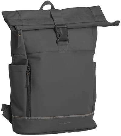 Daniel Ray Pittsburgh Rolltop Rugtas Coated 15,6" Donker Grijs