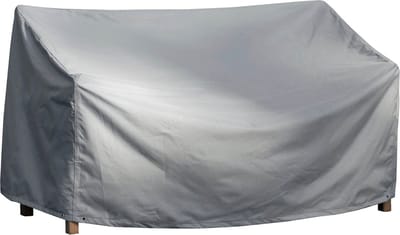 Beschermhoes voor tuinbank | 183 x 75 x 66/91 cm | polyesterweefsel van het type Oxford 600D, kleur: grijs.
