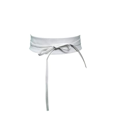 Modieuze Vrouwen Taille Riem Gebroken Wit, Band, Leer, Taille, Ceintuur, Jurk Accessoire, Tailleriem