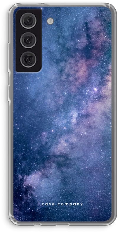 Hoesje geschikt voor Samsung Galaxy S21 FE hoesje - Nebula - Soft Cover Telefoonhoesje - Bescherming aan alle Kanten en Schermrand