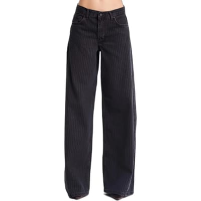 It's Basic - Wide Mid Rise Jeans
