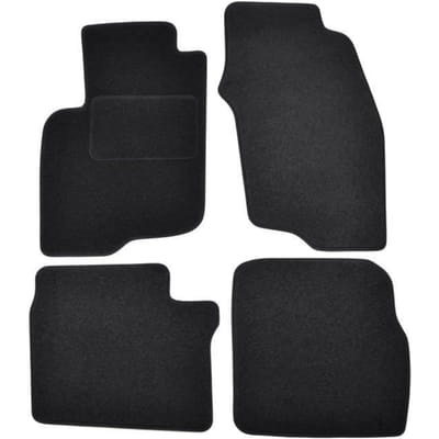 Tapis de sol - Mitsubishi - Space Star - Velours noir - Ajustement précis - Renforcé pédale