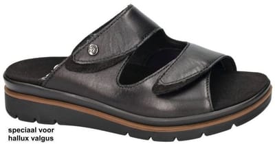 Fidelio Hallux -Dames - zwart - slippers & muiltjes - maat 38