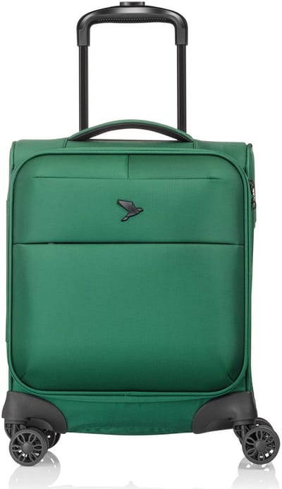 Pack Easy GoUp 4 wielen Cabinewagen XS 45 cm - Zachte bagage - TSA slot - grün