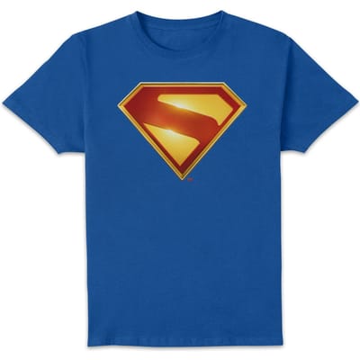 DC Comics Superman 3D Superman Logo Unisex T-Shirt - Blue - S