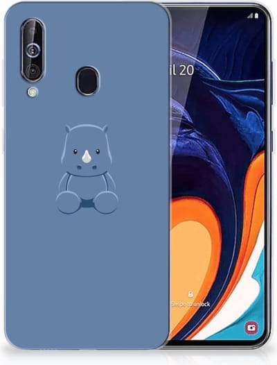 Samsung Galaxy A60 Telefoonhoesje met Naam Baby Rhino