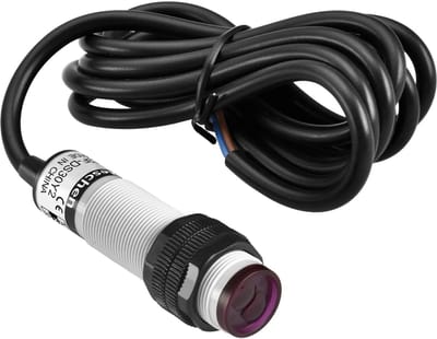 Allecto - Foto-elektrische infrarood naderingsschakelaar - M18 - Detectieafstand 10-30 cm - Normaal gesloten - 90-250 - Voor diverse toepassingen