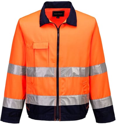 Portwest Madrid Hi-Vis Jack TX70 - Oranje/Marine - XL