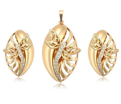 N3 Collecties Vergulde Prachtige Sieraden Sets Voor Vrouwen