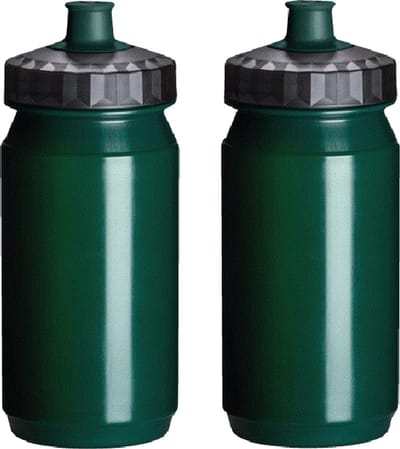 Drinkfles 2x 550 ml Daiya Groen Zwart Fiets Bidon Waterfles Hardlopen Fietsen