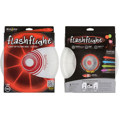 Nite ize flashflight frisbee rood