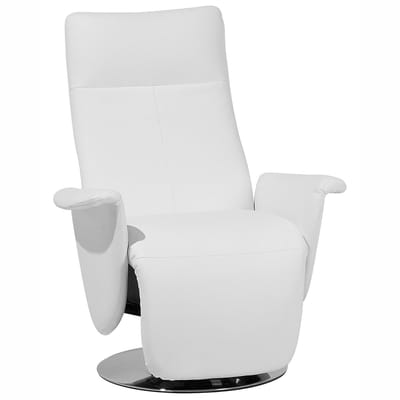 PRIME - TV-fauteuil - Wit - Kunstleer