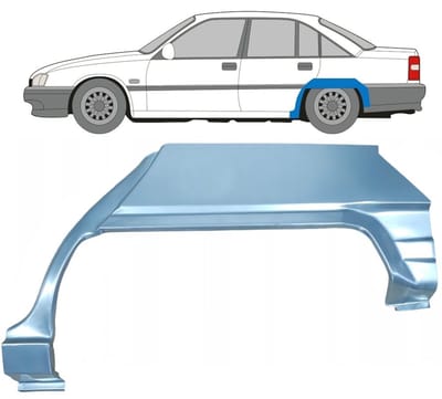 Reparatiepaneel achterspatbord voor Opel Omega A 1986-1993 / Links