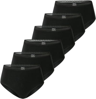 Schiesser Dames midi slip 6 pack 95/5 Modern Cotton
