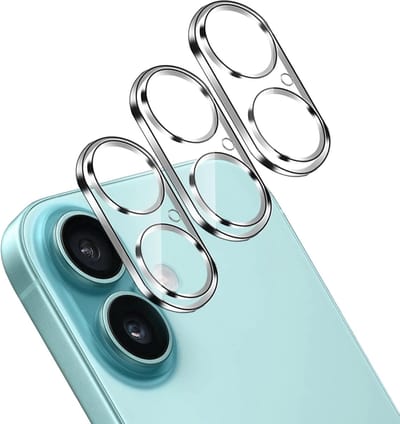 Casemania Camera Lens Shield Geschikt voor Apple iPhone 17 - 3 Stuks - 3x Gehard Glas Camera Lens Protector - Camera Bescherming