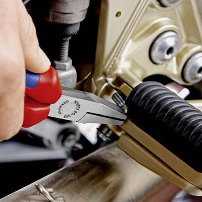 Knipex 20 01 180 Platte tang Elektronica en fijnmechanica Recht Chroom-vanadium elektrostaal 180 mm