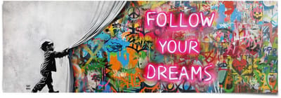 Poster Surprise Wall - 53 x 158 - Papier - REINDERS