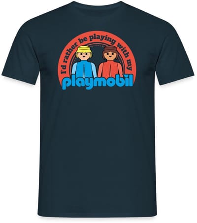 Playmobil Logo Voor Playmobil Liefhebbers T-Shirt Heren