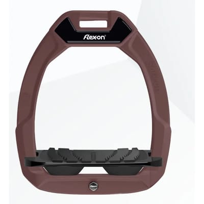 Veiligheidsstijgbeugels Paardrijden Ingebouwde Grip Bruin/Zwart/Zwart Flex-On Safe-On
