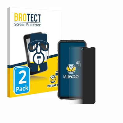 BROTECT - privacy screenprotector voor Ulefone 29 pro - Folie Beschermfolie Blauwlichtfilter 2 Stuks