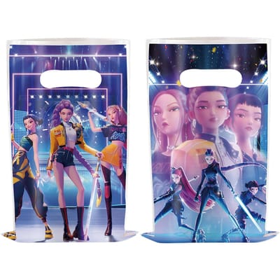 10/20/30/40/50 Stuks Snoepzak KPop Demon Hunters HUNTR/X Buitzak ontworpen voor Kinderen Geboortedatum Anime Feestartikelen Goody Bags Cadeau 10Pcs(1Pack)
