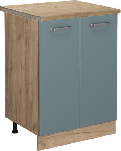 Vicco R-Line Keukenonderkast – 60 cm, WB Eik Blauw-grijs