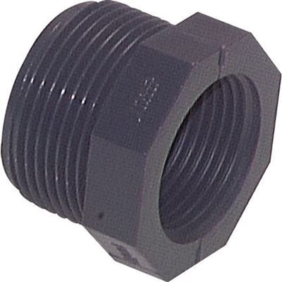 Verloopring Rp2'' Binnendraad X G2'' Buitendraad PVC-U 16bar En 1452-3 [2 Stuks]