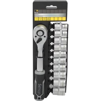 Sencys Dopsleutelset – 11 Stuks