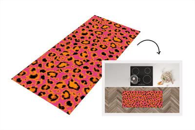Keukenloper - Loper keuken - Design - Vacht - Luipaardprint - 120x50 cm - Keukenloper vinyl