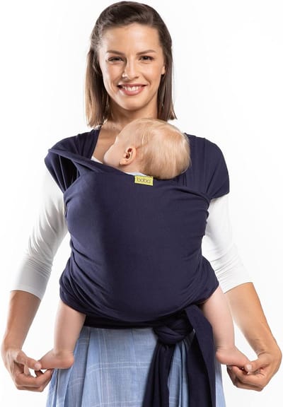 Draagzak - De originele baby en pasgeboren Sling - Perfect voor baby's en baby's tot 15 kg - Navy Blue