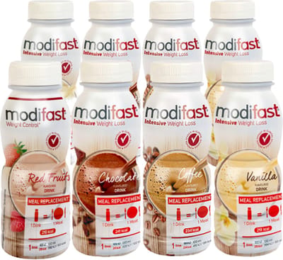 Modifast | Mix Drinkmaaltijd | Voordeelpakket | 8 x drinkmaaltijd