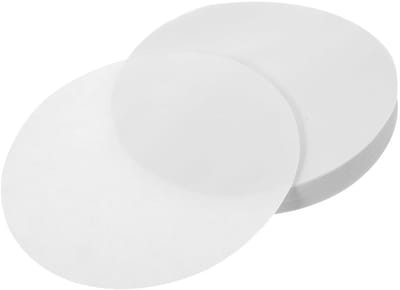 Kwaliteitsfilterpapier cirkels met 18 cm diameter voor laboratoria - Medium doorstroomsnelheid voor chemie, scholen en universiteiten (100 discs)