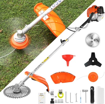 CONENTOOL 3-in-1 Benzine Bosmaaier 52CC - 2,5kW Krachtige 2-takt Grastrimmer voor Tuin & Landschap - Incl. Accessoires