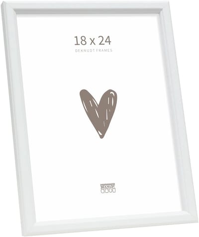 Deknudt Frames fotolijst S236K1 - wit hout - voor foto: 18x24 cm