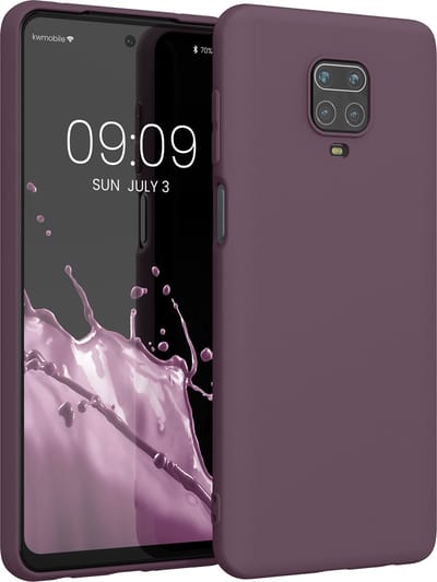kwmobile telefoonhoesje geschikt voor Xiaomi Redmi Note 9S / 9 Pro / 9 Pro Max - Hoesje voor smartphone - Back cover in Bleke iris