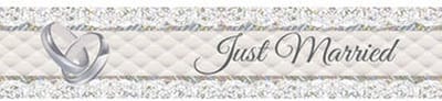 Folat - Foliebanner Just Married